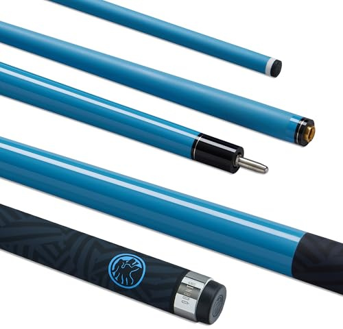 POWERGLIDE Snooker Pool or Billiard Cue | Quanta | Carbon & Fibreglass | Ultra Smooth Gloss, Matte Grip | 2 Piece 50/50 Joint | 13mm Tip | Full Size 57 |