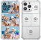 Custom Phone Case for iPhone 16 15 14 13 12 11 Pro Max Plus XR X 8 7 6 5 Design Your Own Personalized Picture Photo Logo Text Name Case With Camera Protection Military-Shockproof Transparent (3 Photo)