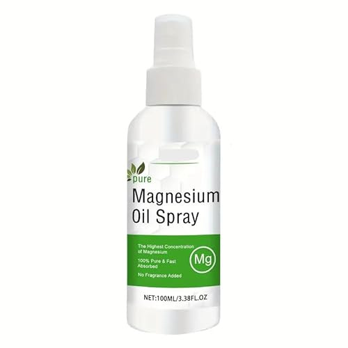 Magnesiumöl Body Spray 100 ml - Magnesiumchlorid - Hilft bei Muskelverspannungen & Wadenkrämpfen - schnell einziehend- Magnesium Spray