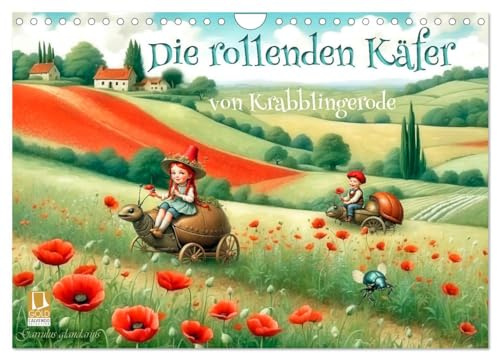 Die rollenden Käfer von Krabblingerode (Wandkalender 2026 DIN A4 quer), CALVENDO Monatskalender: Ein krabbeliger Käferspaß auf Rädern (CALVENDO Spass)