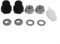 E-Bike Hub Motor Nuts Bike Safety Washers Electric Bicycle Wheel Lock Nuts for Motor Axle(12mm front)