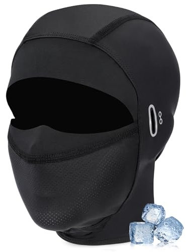 Kiiwah Sommer Sturmhaube für Herren und Damen, UV-Schutz Kühlung Balaclava Dünn Atmungsaktiv Motorrad Sturmmaske für Radfahren Outdoor Sports