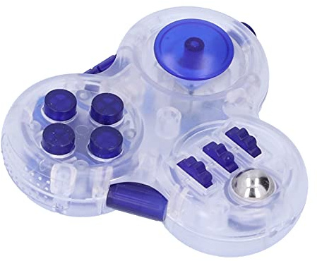 Fidget Controller-Pad, Würfel, Stressabbau, Anti-Angst, Fingerspitzen-Handspielzeug, leicht, tragbar, für Büro, Zuhause, ABS-Material, 7 x 7 x 2 cm