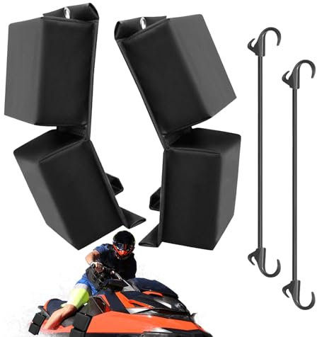 Boots-Stoßstangen zum Andocken (2 Stück) | Stoßdämpfende Bootsschutzbleche | kratzfester Marine-Schutz | leicht und tragbar | Docking-Schutz für Motorboote, Ponton, Yacht und mehr (15 x 3,5 x 7,5 cm)