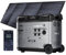 P5000 Pro Centrale électrique portable 5120Wh avec panneau solaire 400W, 5 prises secteur 3600W (4000W en crête), générateur solaire LiFePO4, charge rapide 1800W, pour la maison