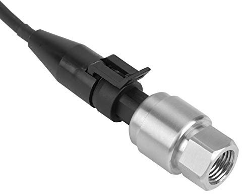 Spacnana Pressure Sensor, G1/4 Pressure Transducer Sensor, Stainless Steel Output 0.5-4.5V / 0-5V, Precision Compensation Technology Design with Analog, for Oil, Gas, Water or Air (0-100PSI)