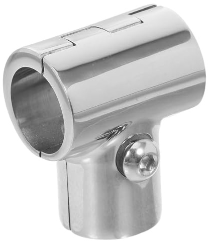 Gatuida Connecteur T INOX pour Main Courante Raccord Amovible Voies pour Balustrade Bateau Accessoire Solide pour Installation Yacht