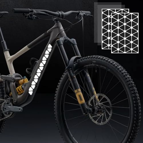 DAZZTIME Reflektierende Aufkleber,2 Stück Leuchtaufkleber,Reflektoren Sticker Set,Reflexfolie Schwarz Stickers Set,Reflective Sticker Set für Dunkelheit,Reflektoren Fahrrad,für Fahrrad,Felgen,Helm