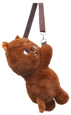 WIQUYBML SKZoo Plüsch-Umhängetasche, SKZ Schultertasche mit Anime-Charakter Wolf Chan/Leebit/Dwaekki/Jiniret/Quokka/Bbokari/Puppym/Foxi. K-Pop-Umhängetasche mit verstellbarem Riemen für STR