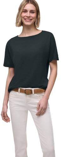 Damen Dropped Shoulder Shirt mit Struktur