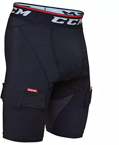 besthockey CCM Compression Eishockey Tiefschutz Jock Short junior S-XL(L), Schwarz