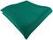 TigerTie Satin Einstecktuch in petrolgrün einfarbig Uni - Tuch Polyester - Größe 26 x 26 cm