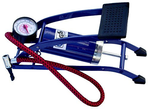 Wurko Bomba de Aire Pie, Unisex Adulto, Azul, 30 cm
