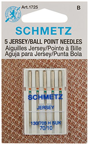 Ball Point Jersey Machine Needles-Size 10/70 5/Pkg