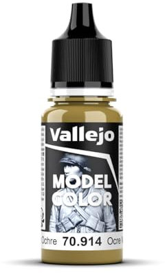 Vallejo Model Color 17 ml Acrylic Paint - Green Ochre