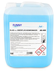 Funny AG-482 Glas- und Oberflächenreiniger, Kanister, 10 L