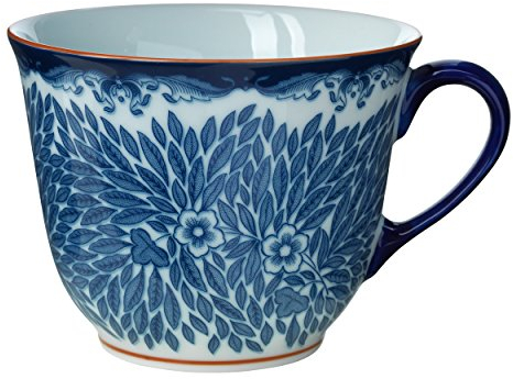 Iittala Ostindia Floris Mug 40 cl, Weiß/Blau