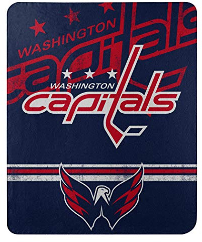 NHL Fade Away Fleece Decke 152 x 127 cm, blau