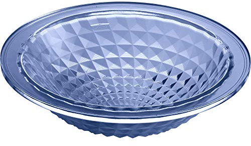 KOHLER K-2361-TG6 Kallos, ARTIST EDITIONS Oval Glass Under Mount Bathroom Sink, Translucent Sapphire
