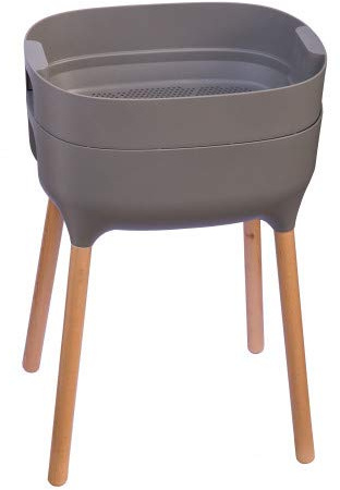 Plastia Urbalive Raised Planter 77cm - Light Anthracite