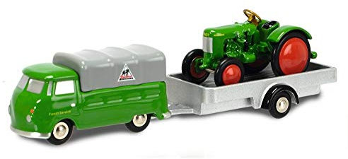 Simba Dickie 450563400 Piccolo VW T1 mit Anhänger