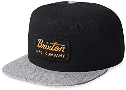 Brixton JOLT Snapback Headwear, Black/Heather Grey, O/S