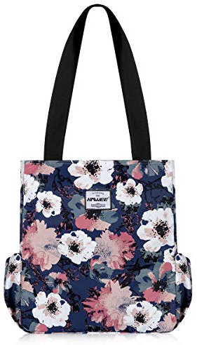 HAWEE Donna Borsa Tote con Zip Leggera a Tracolla Casual a Mano Moda a Spalla Grande Spesa Impermeabile Borsetta per Viaggio Scuola Lavoro Quotidiano Vita Yoga Spiaggia