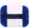 Lot de 2 brassards pour carte d'identité et badge de sécurité pour carte d'identité haute visibilité Bleu