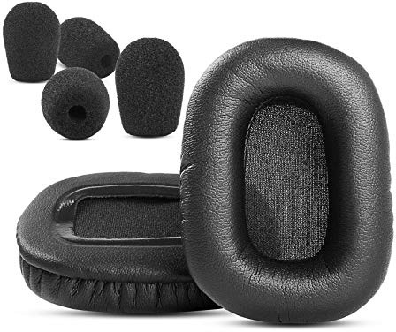 YDYBZB Ear Pads Replacement B450-XT Microphone Foam Compatible with VXI Blueparrott B450-XT B450XT Bluetooth Headset Mod Kit Ear Cushions Cups (Ear Pads + Microphone Foam)
