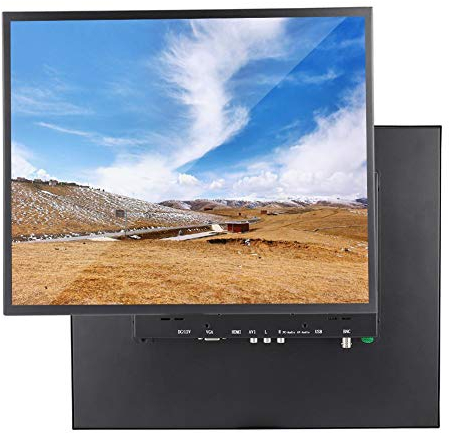 VBESTLIFE Pantalla táctil de 19 Pulgadas, Monitor Industrial 1280x1024 4: 3, para Entrada HDMI/VGA/AV/BNC/USB(EU)