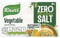 Knorr Vegetable Stock Cubes lactose- and gluten-free for delicious, zero-salt vegetable-based and vegetarian meals 8x 9 g