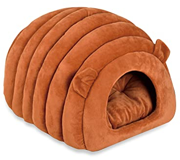 PETCUTE Katzenhöhle Katzenbett,Waschbar Katzenzelt Katzenkorb für Katzen und Hunde,Winter Katzenhaus,Kuschelhöhle für Katzen & Hunde Welpen,Bequeme Hundebett mit rutschfeste Unterseite