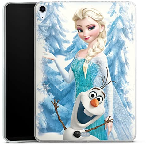 Silikon Hülle kompatibel mit Apple iPad Air 2020 (2020) Case Tablet Hülle Frozen ELSA Offizielles Lizenzprodukt Disney