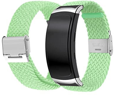Armbänder Für Samsung Gear fit 2/ Gear Fit 2 Pro Armband Nylon Sport Strap Geflochten Elastisch Mesh Für Damen/Herren Ersatzband Fitness Kompatibel mit Galaxy Gear fit 2/ Gear Fit 2 Pro (3)