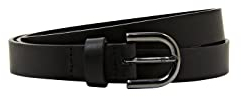 ESPRIT Damen 102CA1S301 Gürtel, 001/BLACK, 90
