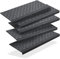 BigDean 5er Set Stufenmatten aus Gummi - 65x25cm - Treppenstufen Matten für Außen Outdoor - Antirutschmatten Treppe Anti-Rutsch Gummimatten