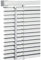 PVC Plain window Blinds - 90cm x 213cm - White Curtains - Included All fittings - Wand Control Shutters - Trimmable Easy fit Blind