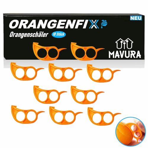 ORANGENFIX Orangen Schäler Apfelsinenschäler Obstschäler