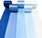 60m Staubblaues Satinband 50mm breit ombre blaues Band für DIY-Bastelarbeiten Geschenke Verpackungen Einladungskarten Party-Hintergrund Hochzeit Junggesellenabschied Geburtstag Brautparty Dekorationen