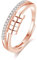 INFUSEU Anxiety Ring für Mädchen, Fidget Angstring Rosegold Ringe Verstellbar Bead Einstellbare Spinner Worry Schmuck Anxiety Ring Geschenk für Frauen Damen Mädchen