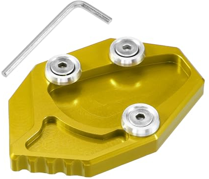 VekAuto Motorradständer-Set kompatibel für KAWASAKI ZZR1400 GTR1400, robuster Motorradständer aus haltbarer Aluminiumlegierung in Goldfarbe mit Halterung und Schraubenschlüssel