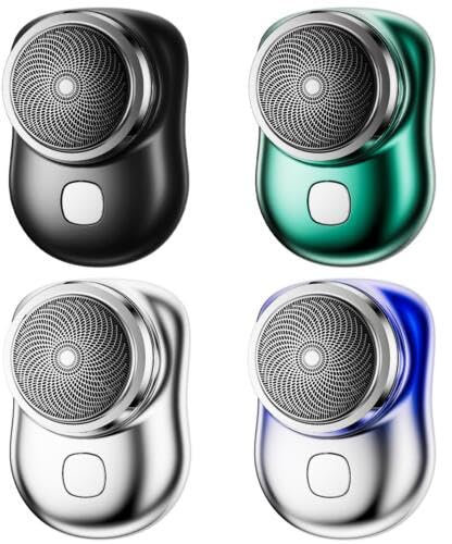 Mr. Gadget's Solutions Mini Shaver USB Rechargeable Pocket Sized Portable Electric Shaver for Men