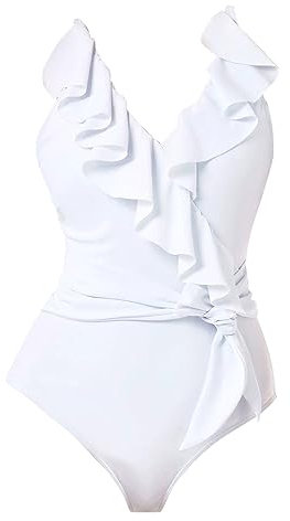 AMDOLE Deals of The Day Damen Bikinies Badeanzug Damen 46 Badeanzug Mit Schwimmhilfe Sexy Bikini Chiffonkleid Damen Ärmellos Lieferung Bis Morgen Badeanzug Damen Bauchweg Bikini Damen