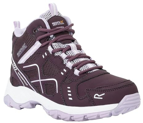 Regatta Childrens/Kids Vendeavour Walking Boots (12 UK Child) (Deep Plum/Lilac Frost)