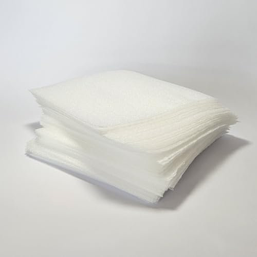 Schaumfolie Schaumstoff Verpackung Verpackungsmaterial 100Stk Luftpolsterfolie Tüten Taschen Verpackungstaschen Schaumstoffverpackung Schaumbeutel Umzugsverpackung (Zuschnitte 300x300x1mm)