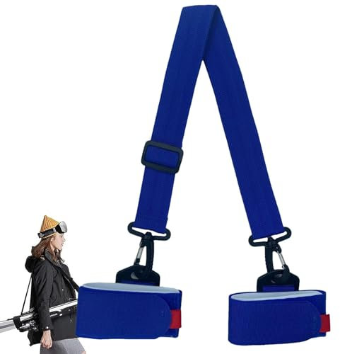 Sangles de ski réglables pour snowboard, porte-chaussures de ski, sangle de fixation pour le transport de matériel de ski d'hiver
