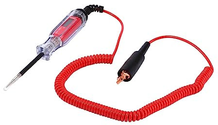 VILLFUL 3 48 Display Circuit Tester Automotive Test Pencil Repair Pen for Car Electrical Diagnostics and Troubleshooting Red