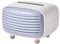 Wrtysully Scatola per Fazzoletti Tipo Radio Contenitore Porta Asciugamani di Carta Decorazioni per la Casa del Soggiorno, Comoda e Utile Blu Viola 14x13x19 cm