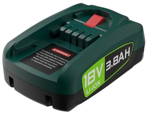 18V 3800mAh High Capacity Lithium-Ion Replacement Battery Compatible with Bosch Home & Garden Tools - for PBA PSB PSR Models AL1880CV AL18815CV(1PACK Battery)
