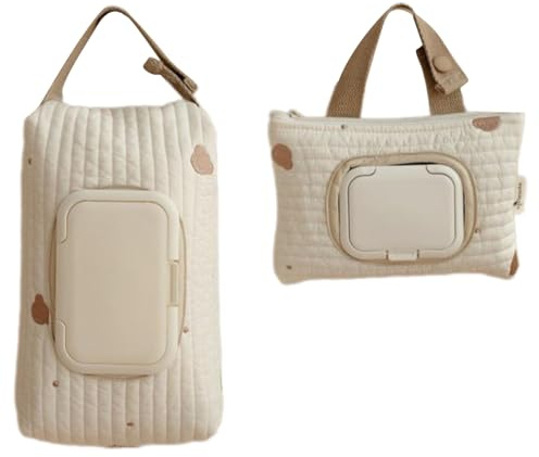Bärentwicklungen Kinderwagen Hängen Nasse Wischtasche Gestickter Bärentbeutel Easy Access Baby Essentiell Für Outdoors Praktische Windel Befestigen